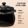 Large clay pot stew pot, extra-large commercial braised meat soup pot, household extra-large high-temperature resistant clay pot hot pot, large capacity gas details Picture